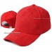 Suede Hat Baseball Cap Soft Plain Classic Strapback Adjustable 6 Panel    eb-13274339